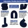 PG6 Twist Memory Foam Travel Pillow for Neck, Chin, Lumbar