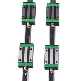 GUWANJI 1000mm HGR20 Square Linear Guide Rail with HGH20CA Carriage Bearing Block, Linear Slide Rail Guide Rail Length 39.4 inch(1000mm) for DIY CNC Routers Lathes Mills