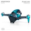 WRAPGRADE Skin Compatible with DJI FPV | Accent Color (Caribbean