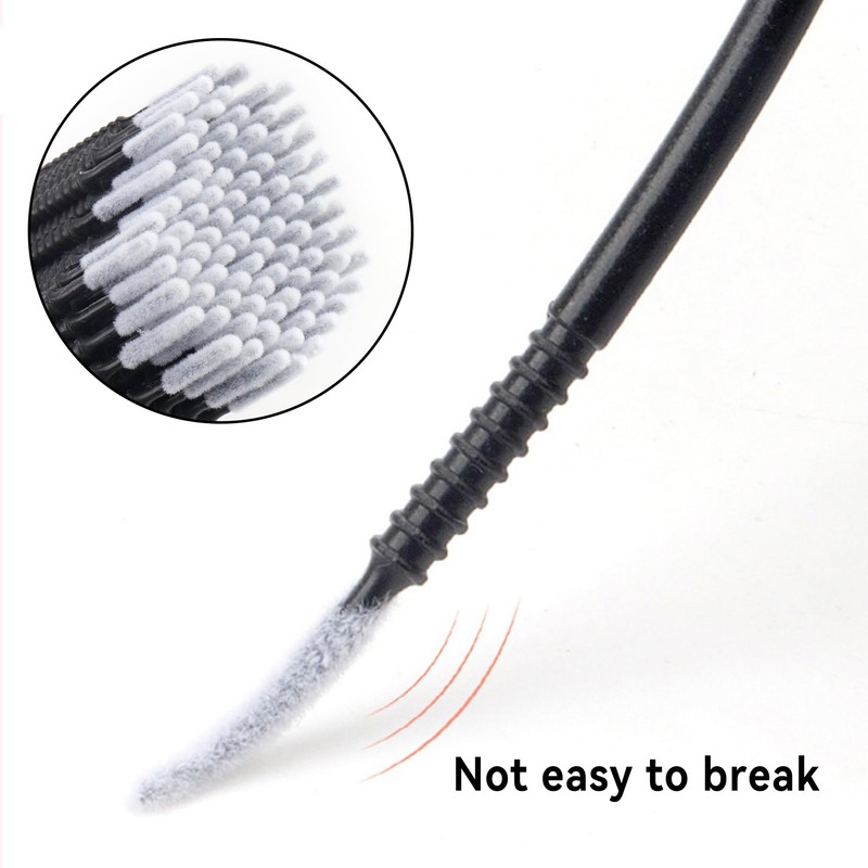 200 Pcs Disposable Lip Wnads,Micro Brushes,Microfiber Lip Brushes for Lipstick,Lipapplicators