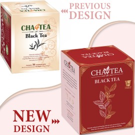 Cha4TEA 36-Count Black Tea Pods Compatible with Keurig K-Cup Brewers