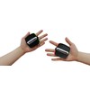 4 Pack Palm Peeler,Hand Vegetable Peeler, Finger Grips Comfortable to