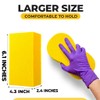Multi-Purpose Sponges for Cleaning - Yellow 4 Pack, Large Sponges