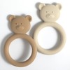 Dirbabi Silicone Baby Teether, Teething Toy Ring for Babies, Easy