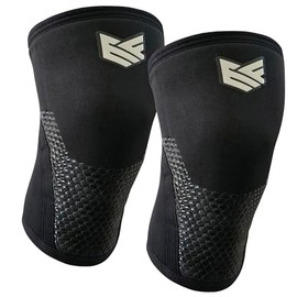 Rodilleras de neopreno 7mm, Rodilleras de compresion antideslizantes para gimnasio y crossfit, ideales para levantamiento de pesas y powerlifting...  