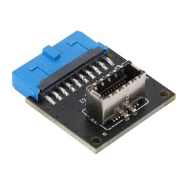 KICHOUSE DIY USB c Connector Board 3.1 Motherboard Extension Adapter Front Panel