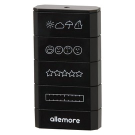 Shachihata Consolidated Stamp Nototo Join Daily Log Black PEL-JA2/H