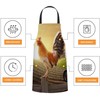 BGBDEIA Rooster Apron Adjustable Neck Bib Apron for Men Women,Suitable