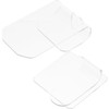 SAFIGLE Acrylic Manicure Color Mixing Palette Set of 2 Handheld