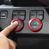 RT-TCZ for Silverado Headlight AC Knob Trim Rings for Chevy