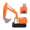 Silicone USB Flash Drive Excavator Memory Disk Computer Accessories Network
