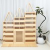 42pcs Large Open Ended Wooden Building Blocks for Kids 19.8