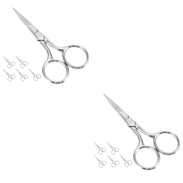 minkissy Sets Practical Portable Scissor Set for Face Hair Stainless