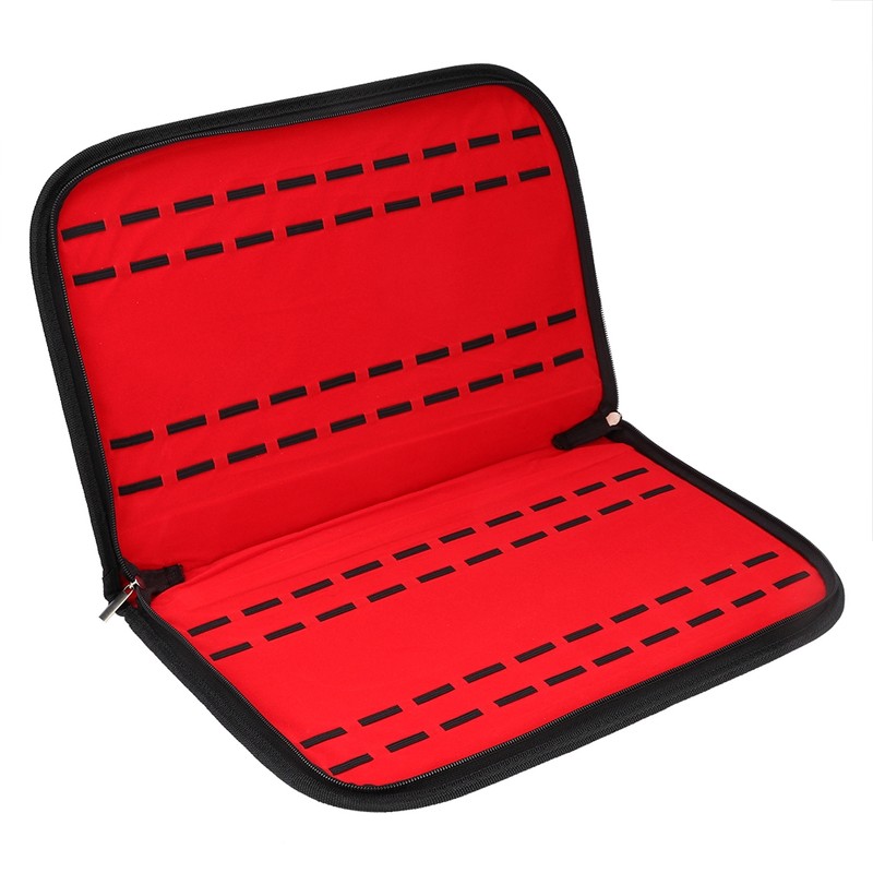 20 Slot PU Lint Watch Storage Box Organizer Zipper Collection