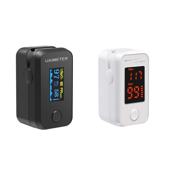 ComDent Finger Fingertip Blood Oxygen Meter SPO2 OLED Pulse Heart