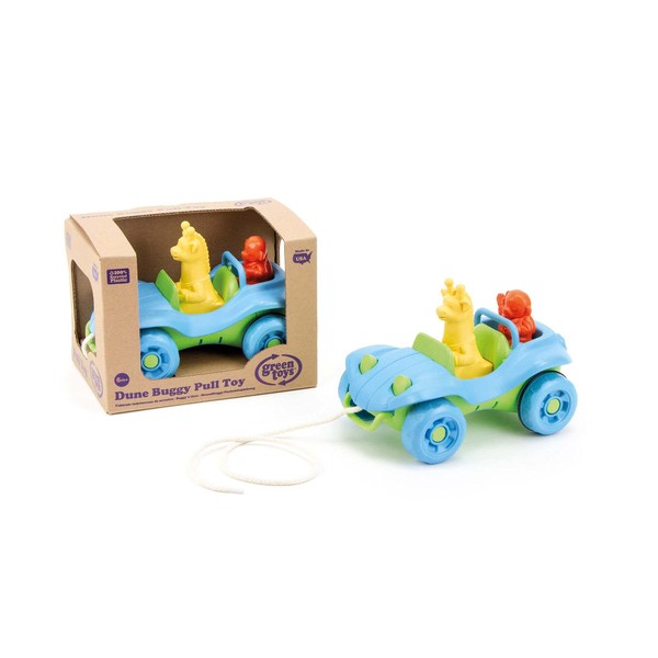Green Toys Dune Buggy Pull Toy Blue, 1 EA