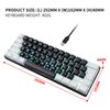 60% Wired Gaming Keyboard, RGB Backlit Ultra Compact Mini Keyboard,