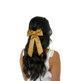 Haarschleife, handgefertigt in Italien, für Damen und Mädchen, mit Schleife, französischer Verschluss
