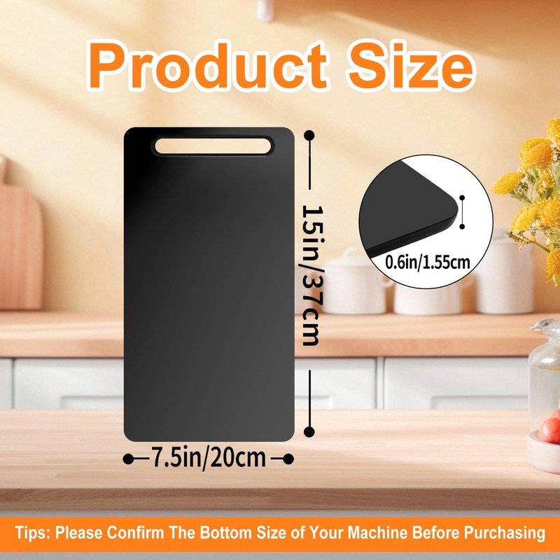 Bamboo Appliance Slider, Elegant Sliding Tray for Coffee Maker &