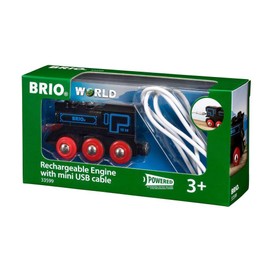 BRIO BRIO World - 33599 Rechargeable Engine | Battery-Powered Toy Train for Kids Aged 3+
