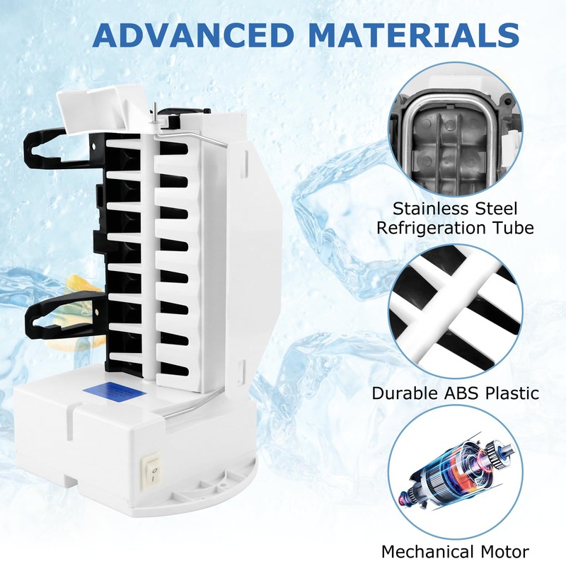 WR30X10012 WR30x10093 Ice Maker Kit Replacement for G.E Hot.Point Ken.More