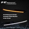 Switchback White/Amber LED Front Side Marker Headlight DRL Amber Sequential