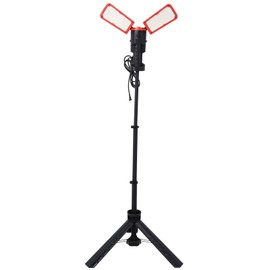 Udorich Powerful Dual-Head LED Work Light for Enhanced Productivity, Adjustable Tripod, Waterproof, Outdoor and Indoor Projects