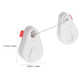 LALAFINA Telescopic Cable Organizer Box Cord Holder for Desk Steel Wire Management Theft