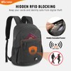 SKYSPER Anti Theft Hiking Backpack, 18L RFID Packable Travel Daypack,