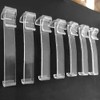 Valance Clips for Blinds, 3 Inch Valance Clips, Clear Plastic