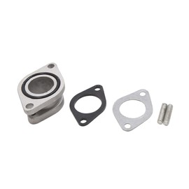 A ABSOPRO Motorcycle Carburetor Connector for GS125 CG125 Metal Gray