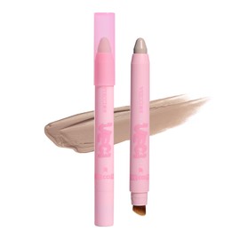 VEECCI Contour Stick - Precise Stick for a Flawless Look with Brush, Moisturizing, Long-lasting Buildable Color for Easy Sculpting, Highly Pigmented Matte Finish, Ideal for Foundation & Concealer