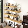 FLYJOE 24 Inch Long Floating Shelves for Wall Set of
