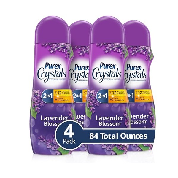 Purex Purex Crystals in-Wash Fragrance and Scent Booster, Lavender Blossom,
