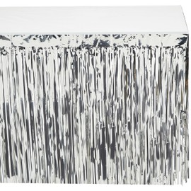 Beistle 55041-S Packaged 2-Ply Flame Proof Metallic Table Skirting, 30-Inch by 14-Feet