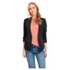 Vila Women’s 3/4-Sleeve Blazer, black