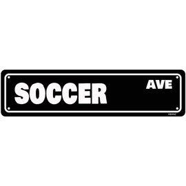 HBXNZ Soccer Funny Signs for Man Cave Metal Tin Sign Wall Decor Room Home Bathroom Bedroom Outdoor Garage Man Cave Garden Bar Signs Decoration 16 x 4 Inches