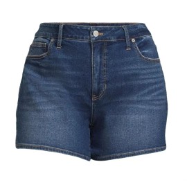 Terra & Sky New Terra & Sky Womens Denim A-Line Shorts Size 24W