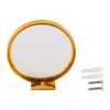 Laroal Small Floating Shelf With Gold Frame Wall Mounted Round