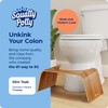 Squatty Potty Slim Teak Toilet Stool - 7-inch Height |