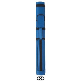 ACTION AC22 Tube Style Hard Vinyl Cue Case, 2x2 Pool Stick Billiards Traveling Cue Case for 2 Butts and 2 Shafts, Royal Blue