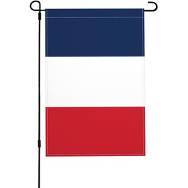 French Flag Small Mini France Garden Flags 12x18 Double Sided Weather Resistant Yard Flags for Outdoor Decor (France)