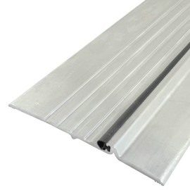 5'' Wide x 1/2'' High - Mill Aluminum High Rabbeted Saddle with Solid Rubber Extrusion (356) in (72''), FH #10 x 1-1/2'' supplied