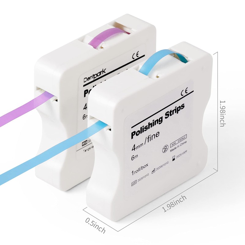 Dental Polishing Strips, Teeth Abrasive & Finishing Strips 4mm x