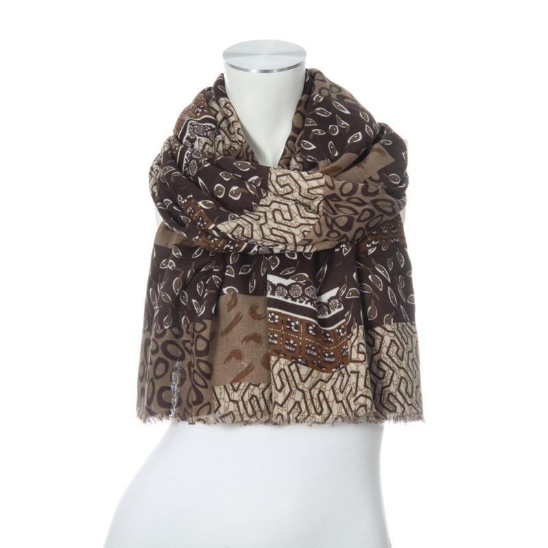 Majea 880036 Women's Scarf Headscarf Scarf Women's Stole, Brown 2