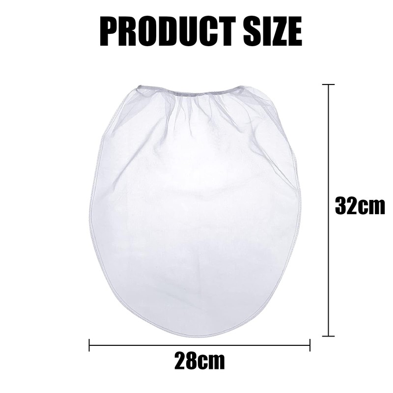 10Pcs Paint Strainer Bags, 1 Gallon Nylon Filter Bags White