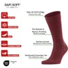 Dafi soft 4 Pairs Men's Seamless Toe Cotton Socks -