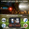 Rechargeable Magnetic Flashlights High Lumens, Super Bright LED Powerful Flashlight