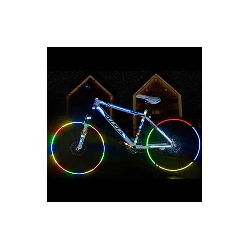 5pzs Sticker Reflejante Protector Auto Moto Bici 5cm*3m