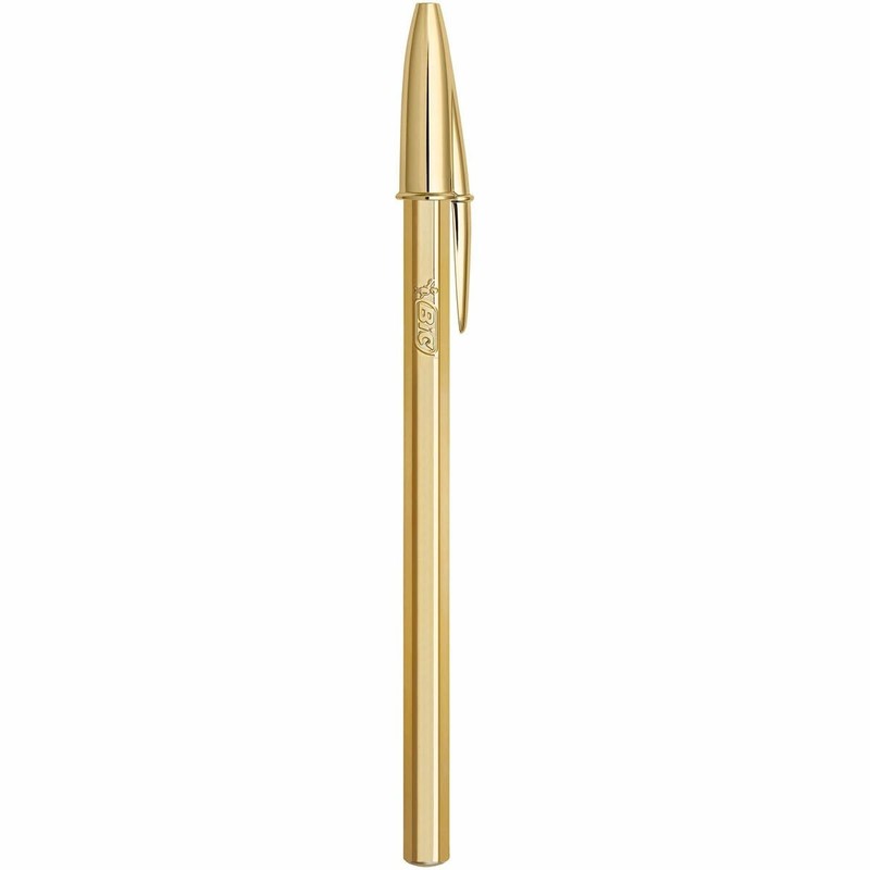 BIC 9213401 Cristal Shine 20 Ballpoint Pens, Elegant Ballpoint Pen
